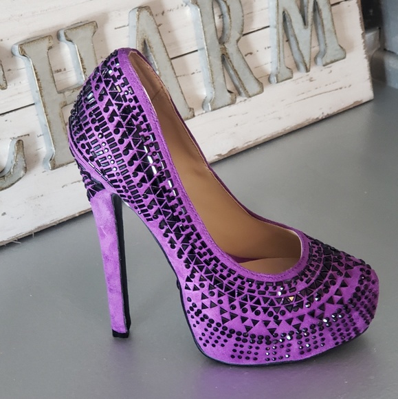 Only Maker Shoes - Purple heels